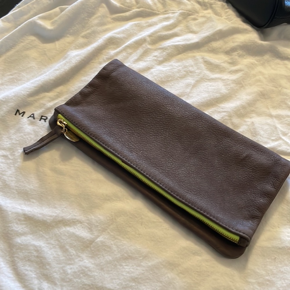 Claire Vivier Leather Clutch